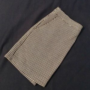 Houndstooth Mini Skirt